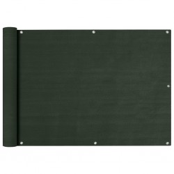 Sonata Балконски параван, тъмнозелен, 75x600 см, HDPE - Garduri