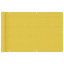 Sonata Балконски параван, жълт, 90x400 см, HDPE - Garduri