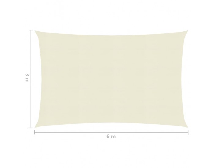 Sonata Платно-сенник, 160 г/м², кремаво, 3x6 м, HDPE