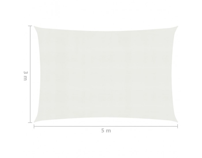 Sonata Платно-сенник, 160 г/м², бяло, 3x5 м, HDPE