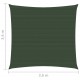 Sonata Платно-сенник, 160 г/м², тъмнозелено, 3,6x3,6 м, HDPE