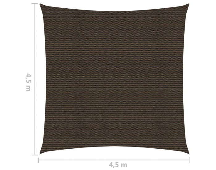 Sonata Платно-сенник, 160 г/м², кафяво, 4,5x4,5 м, HDPE