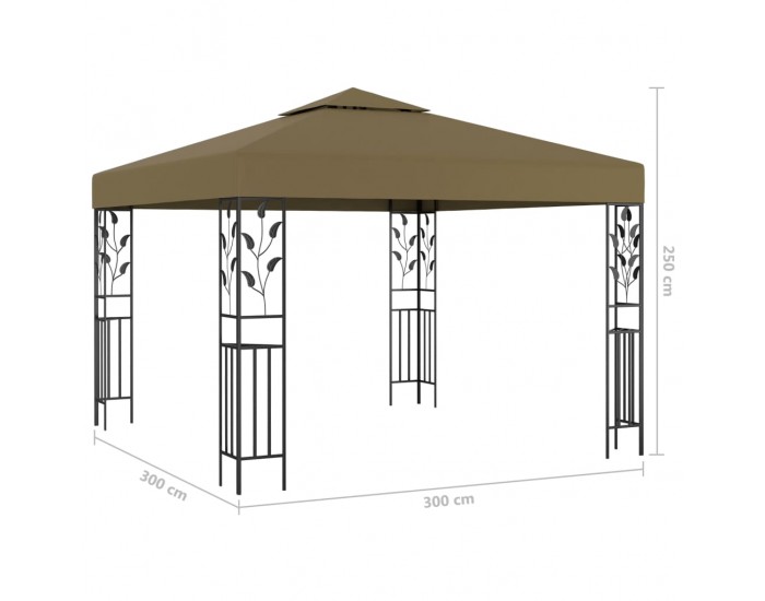 Sonata Шатра, 3x3 м, таупе, 180 г/м²