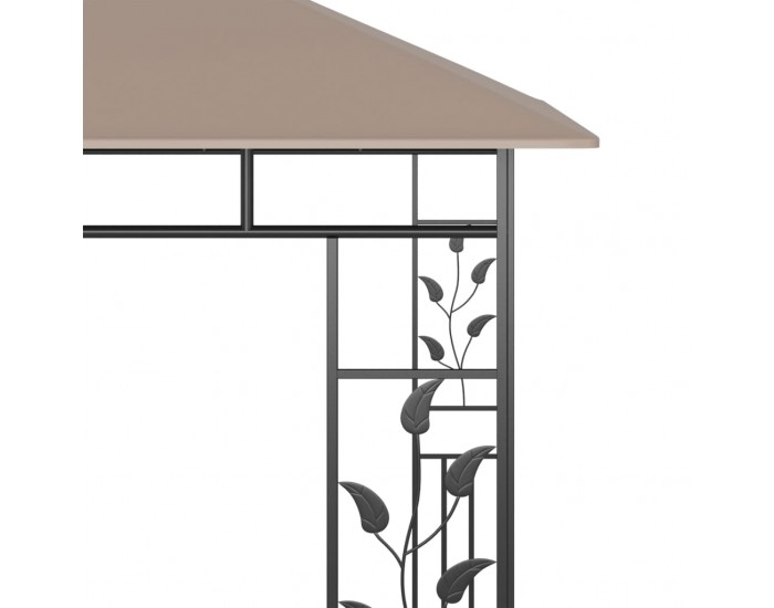 Sonata Шатра с мрежа против комари, 3x3x2,73 м, таупе, 180 г/м²