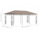 Sonata Шатра с мрежа против комари, 6x3x2,73 м, таупе, 180 г/м²
