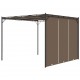 Sonata Градинска шатра със странична завеса, 3x3x2,25 м, таупе