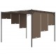 Sonata Градинска шатра със странична завеса, 3x3x2,25 м, таупе