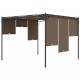 Sonata Градинска шатра със странична завеса, 3x3x2,25 м, таупе