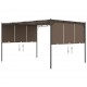 Sonata Градинска шатра със странична завеса, 4x3x2,25 м, таупе