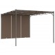 Sonata Градинска шатра със странична завеса, 4x3x2,25 м, таупе