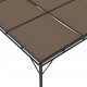Sonata Градинска шатра със странична завеса, 4x3x2,25 м, таупе