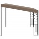 Sonata Шатра за стенен монтаж, 3x3x2,5 м, таупе