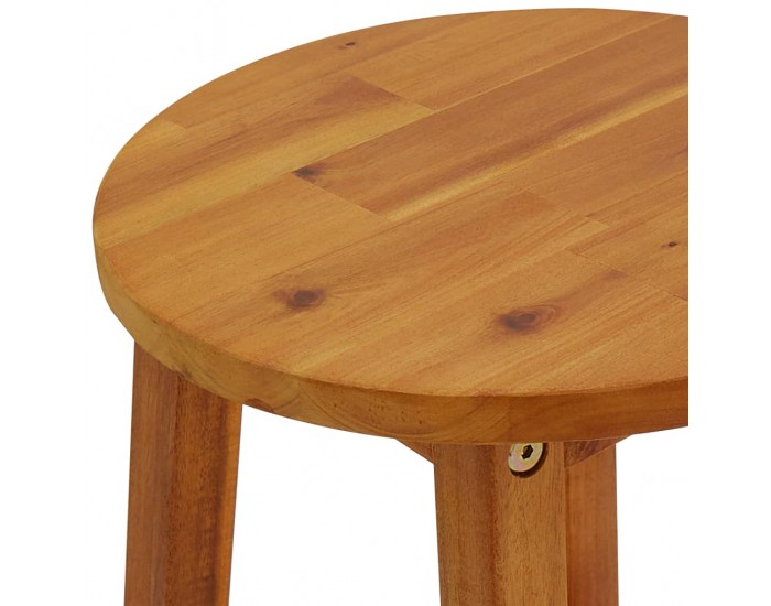 Sonata Бар табуретки, 6 бр, акациево дърво масив