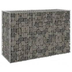 Sonata Габионна стена с капаци, поцинкована стомана, 150x60x100 см - Construcții de exterior