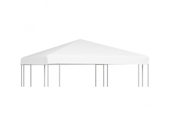 Sonata Покрив за шатра, 270 г/м², 3x3 м, бял