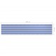 Sonata Балконски параван, бяло и синьо, 120x600 см, оксфорд плат