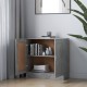 Sonata Шкаф за книги, бетонно сив, 82,5x30,5x80 см, ПДЧ
