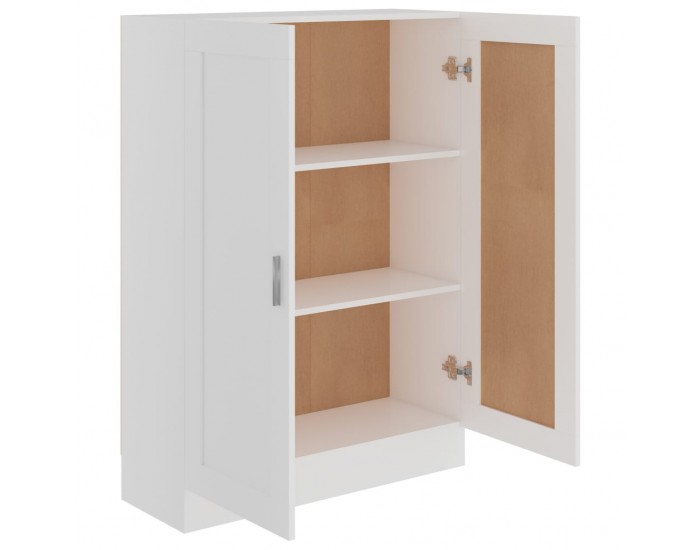 Sonata Шкаф за книги, бял, 82,5x30,5x115 см, ПДЧ