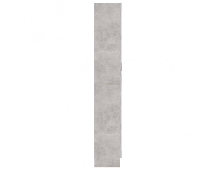 Sonata Шкаф за книги, бетонно сив, 82,5x30,5x185,5 см, ПДЧ