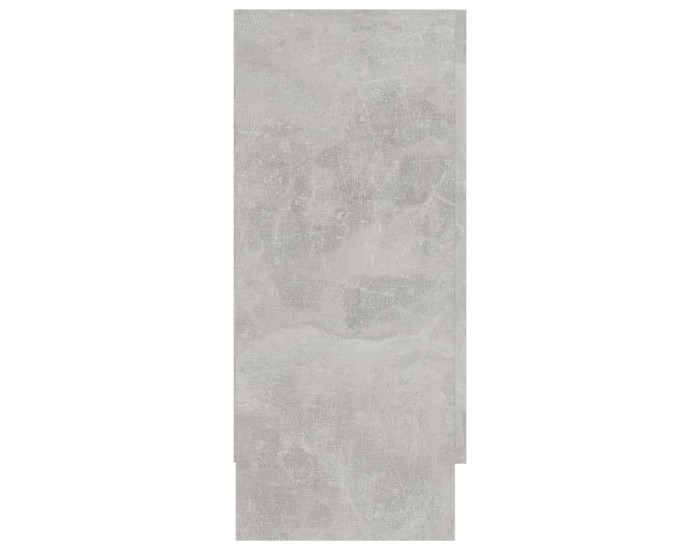 Sonata Шкаф витрина, бетонно сив, 120x30,5x70 см, ПДЧ