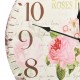 Sonata Винтидж стенен часовник Цветя, 60 см