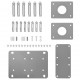 Sonata Прибираща се дворна странична тента, 140x1200 см, черна
