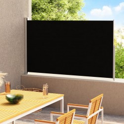 Sonata Прибираща се дворна странична тента, 180x300 см, черна - Copertine și umbrele