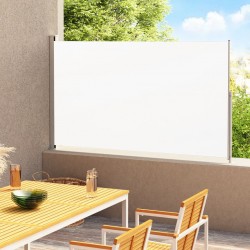 Sonata Прибираща се дворна странична тента, 220x300 см, кремава - Copertine și umbrele