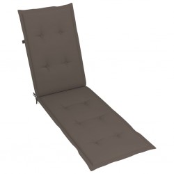 Sonata Шалте за шезлонг, таупе, (75+105)x50x4 см - Șezlonguri
