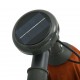 Sonata Градински чадър с LED осветление стоманен прът цвят теракота