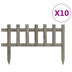 Sonata Ниски огради за лехи, 10 бр, чам, 4,4 м - Construcții de exterior