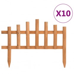 Sonata Ниски огради за лехи, 10 бр, чам, 4,4 м - Construcții de exterior