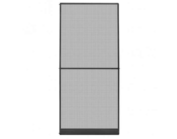 Sonata Комарник за врати на панти, антрацит, 100x215 см