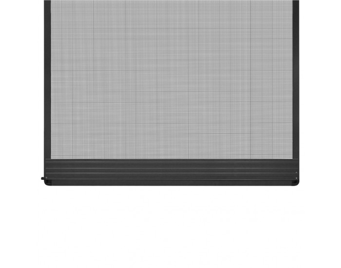 Sonata Комарник за врати на панти, антрацит, 100x215 см