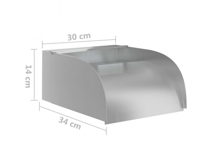 Sonata Водопад с LED 30x34x14 см неръждаема стомана 304