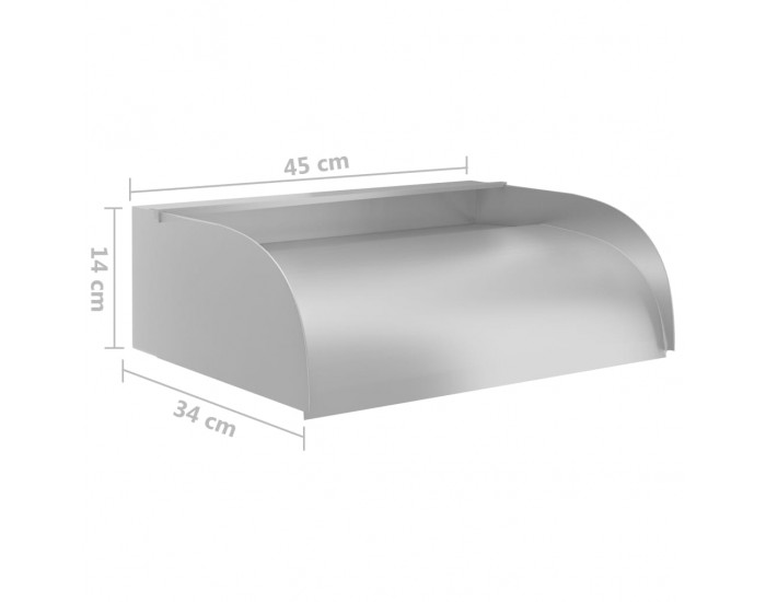 Sonata Водопад с LED 45x34x14 см неръждаема стомана 304