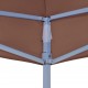 Sonata Покривало за парти шатра, 2x2 м, кафяво, 270 г/м²
