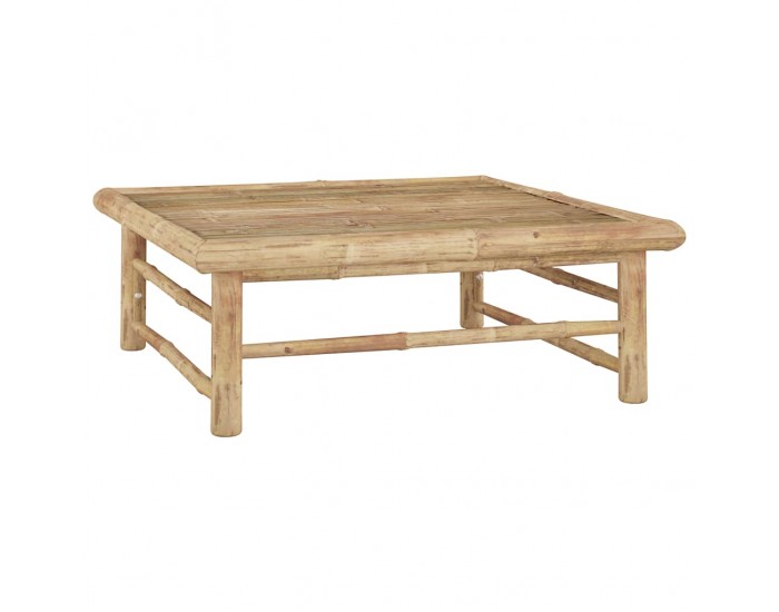 Sonata Set mobilier de grădină cu perne gri închis, 9 piese, bambus