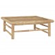 Sonata Градински лаундж комплект кремави възглавници 7 части бамбук