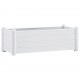 Sonata Градинска висока леха, PP, бяла, 100x43x35 см