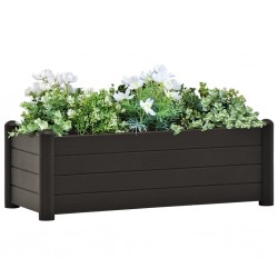 Sonata Градинска висока леха, PP, антрацит, 100x43x35 см - Unelte și accesorii de grădină