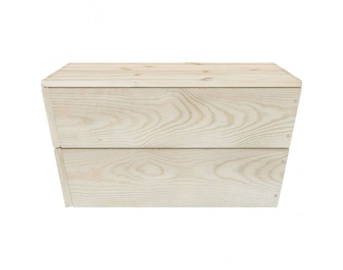 Sonata Градински маси 2 бр 60x60x30 см импрегнирана смърчова дървесина