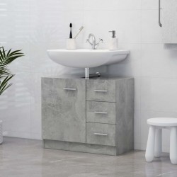 Sonata Долен шкаф за мивка, бетонно сив, 63x30x54 см, ПДЧ - Comparare produse