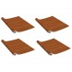 Sonata Самозалепващо фолио за врати, 4 бр, светъл дъб, 210x90 см, PVC