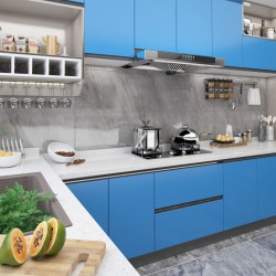 Sonata Самозалепващо фолио за мебели 2 бр лазурносиньо 500х90 см PVC - Materiale pentru decorațiuni