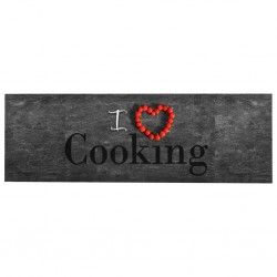 Sonata Кухненско килимче, перимо, надпис "Cooking", 60x300 см - Covoare și pardoseli