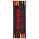 Sonata Кухненско килимче, перимо, надпис "Hot & Spicy", 60x300 см