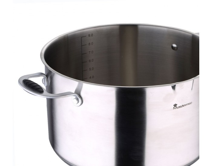 Тенджера с капак, 28 см 9.8 л - Masterpro Gravity