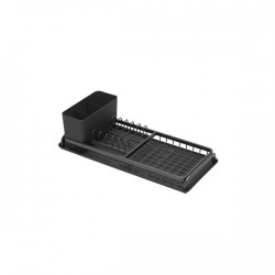 Сушилник за съдове Brabantia Dark Grey, компактен - Bucătărie