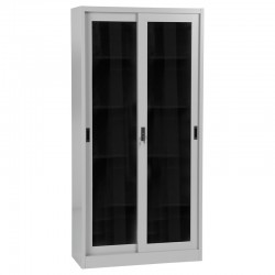 Метален шкаф модел Memo-CR-1267 JM - сив - Mobilier metalic